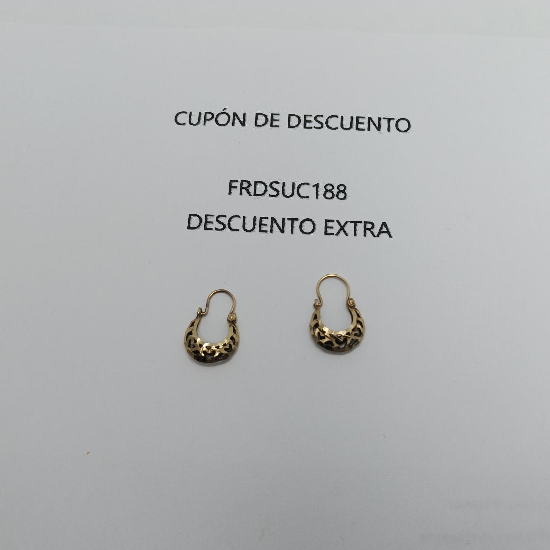 ARETES PAR ORO 10 K 1.4 GRMS (SEMINUEVO)