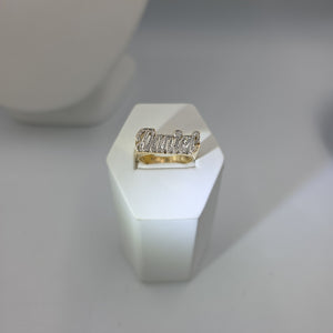 ANILLO DE GRADUACIÓN ORO, ORO COMBINADO, RODIADO 14 K 4.7 GRMS (SEMINUEVO)