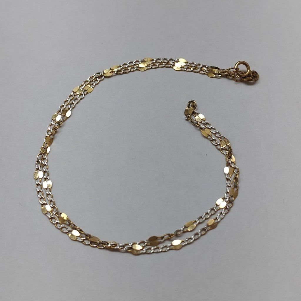 CADENA ORO,RODIADO 10 K 1,30 GRMS (SEMINUEVO)