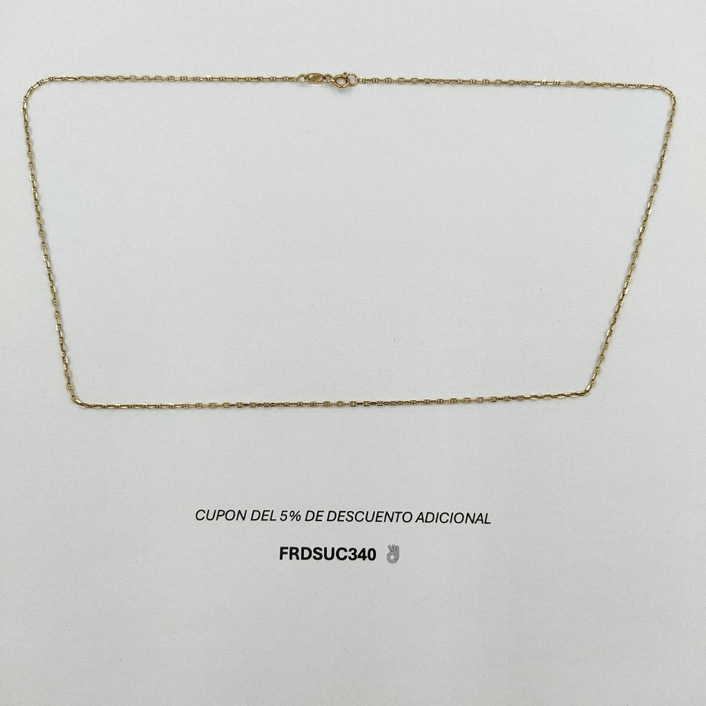 CADENA ORO 14 K 2,40 GRMS (SEMINUEVO)