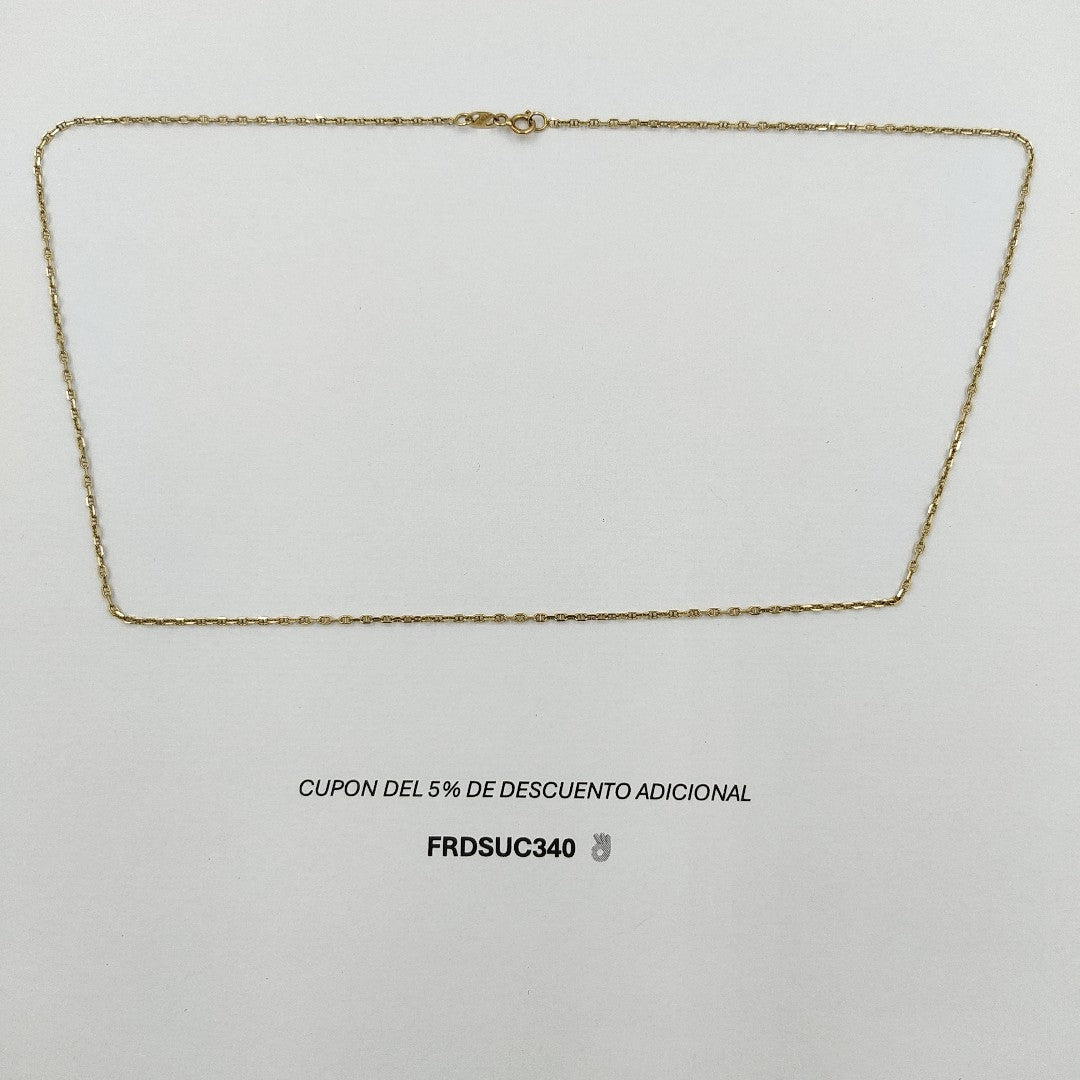 CADENA ORO 14 K 2,40 GRMS (SEMINUEVO)