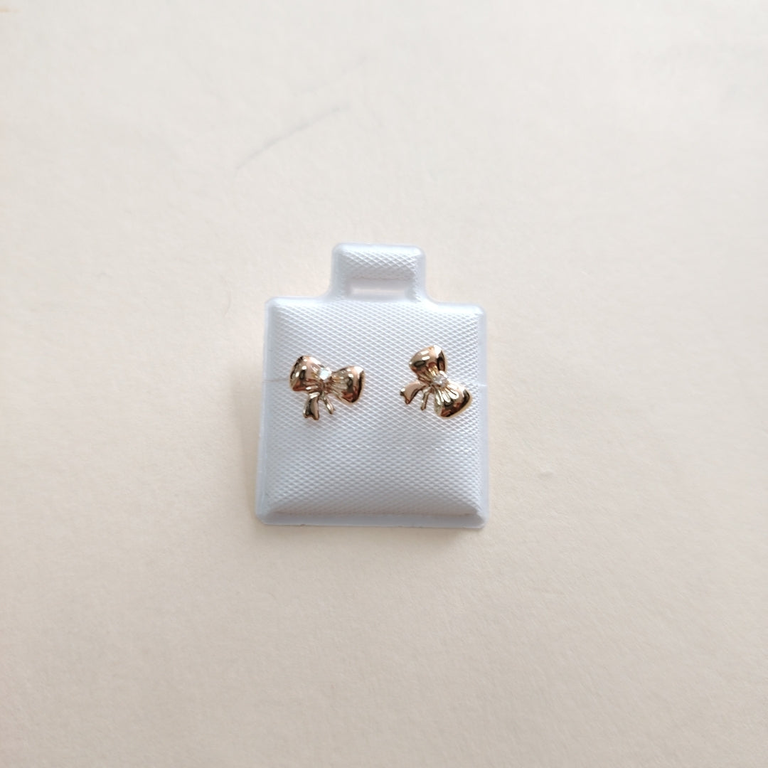 BROQUELES BROQUEL FIG MOÑO C CIRCONIA 14K 0.2441 GR (NUEVO)
