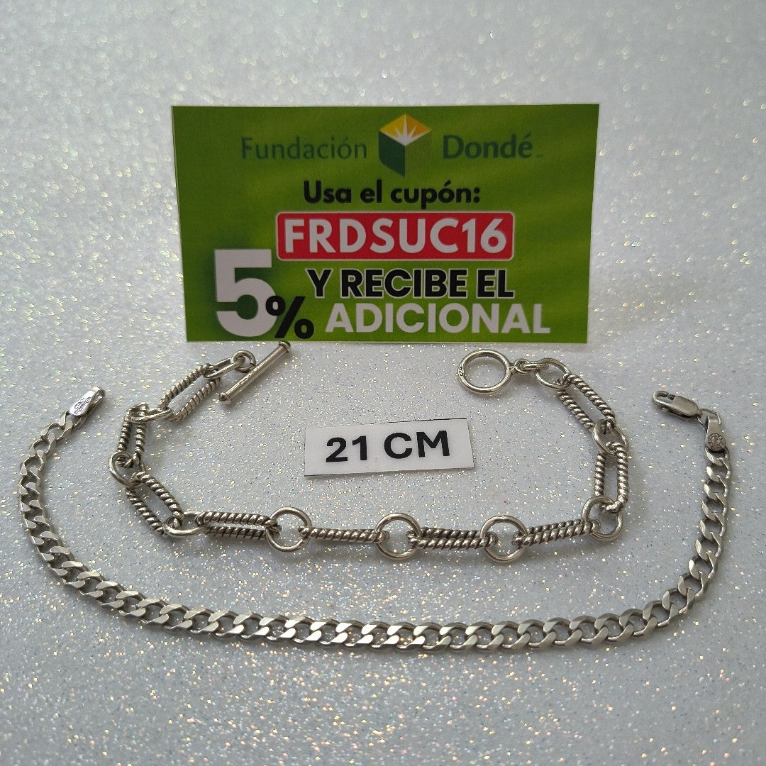 PULSERA PLATA 20,80 GRMS (SEMINUEVO)