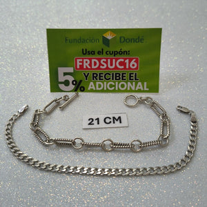 PULSERA PLATA 20,80 GRMS (SEMINUEVO)