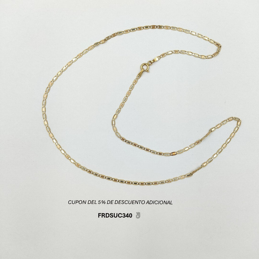 CADENA ORO,ORO COMBINADO 14 K 5,30 GRMS (SEMINUEVO)