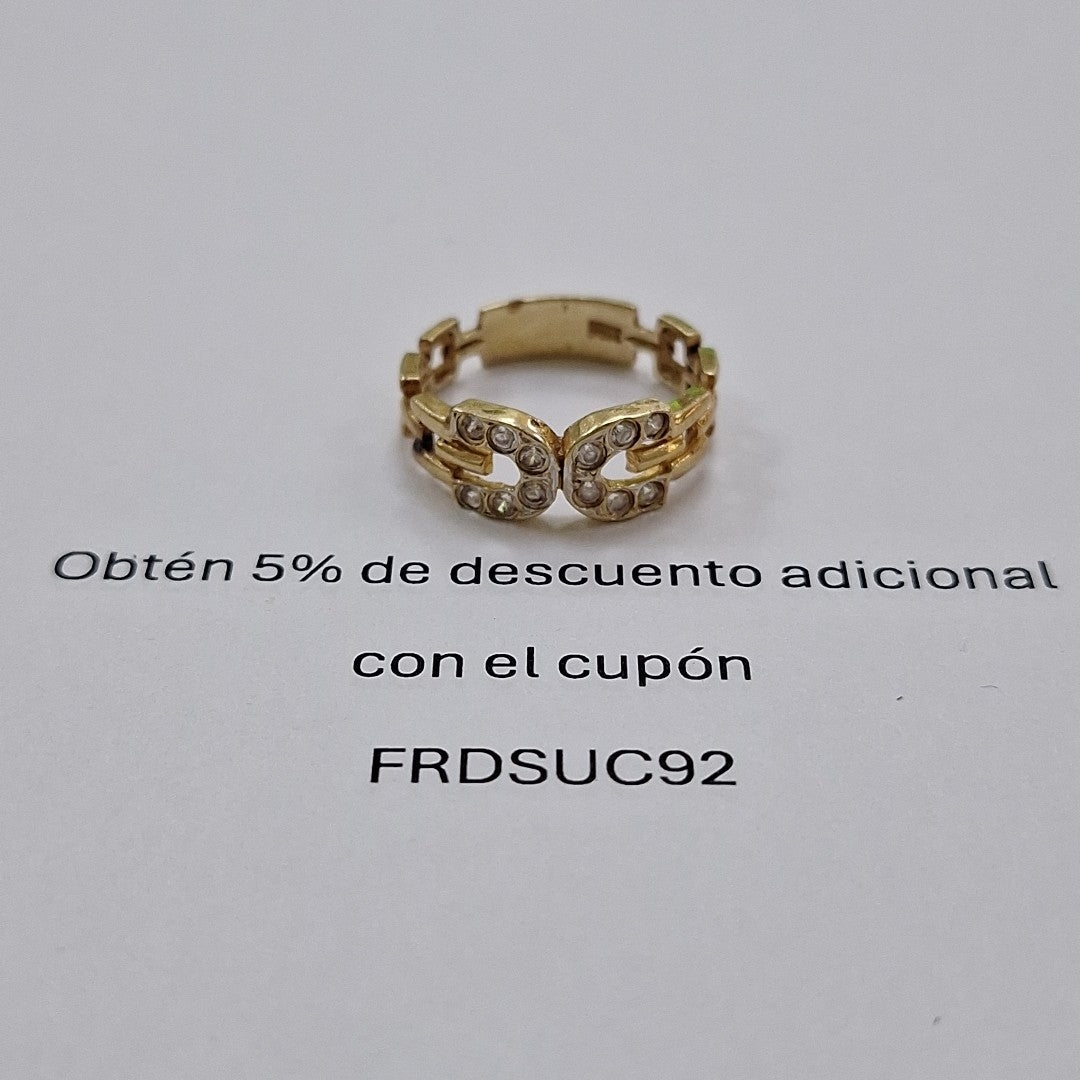 ARGOLLA DE LA SUERTE ORO 14 K 2,80 GRMS (SEMINUEVO)