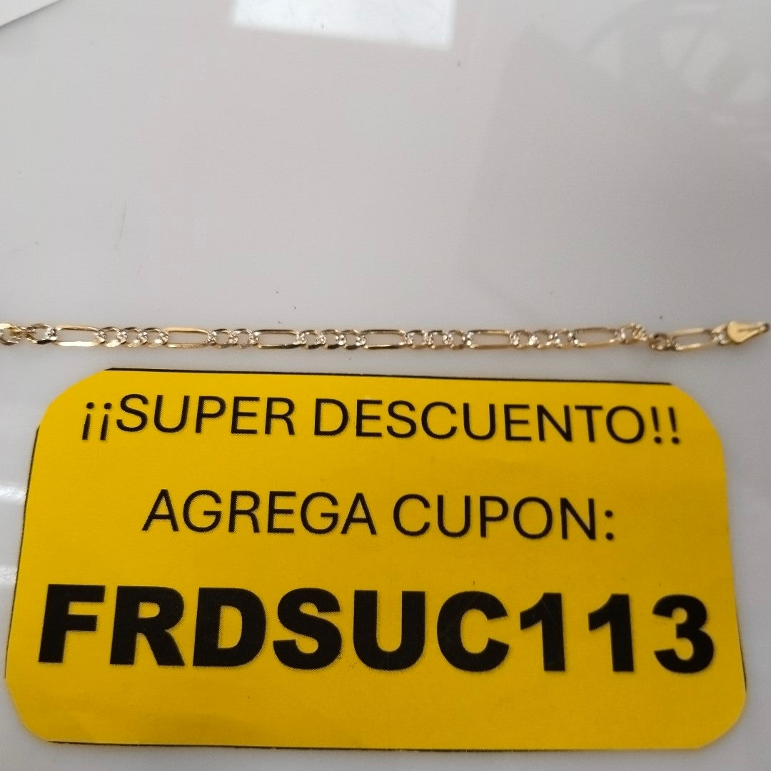 PULSERA 3X1 14K 18 CM 4 GR (NUEVO)