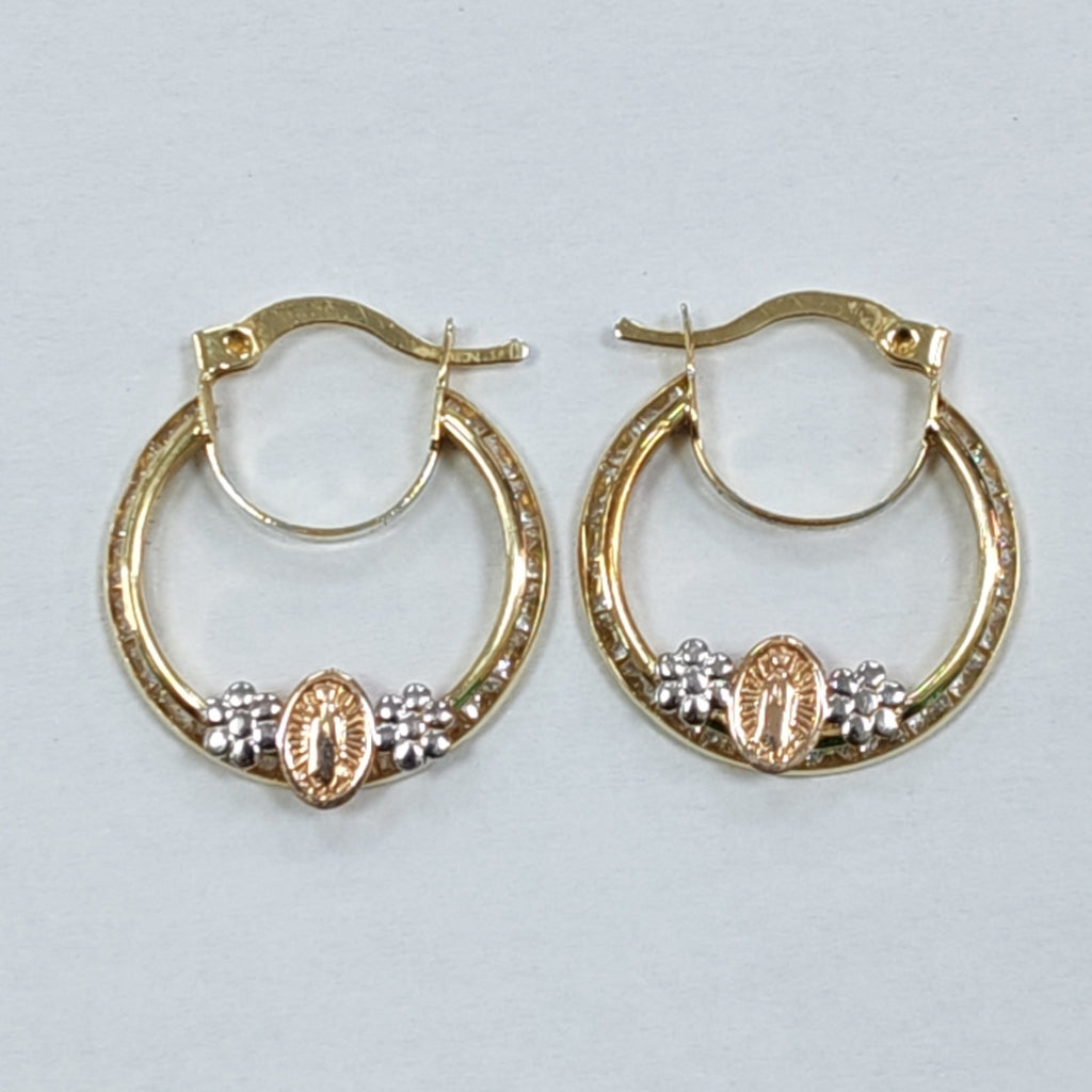 ARRACADAS PAR ORO 14 K 2,40 GRMS (SEMINUEVO)