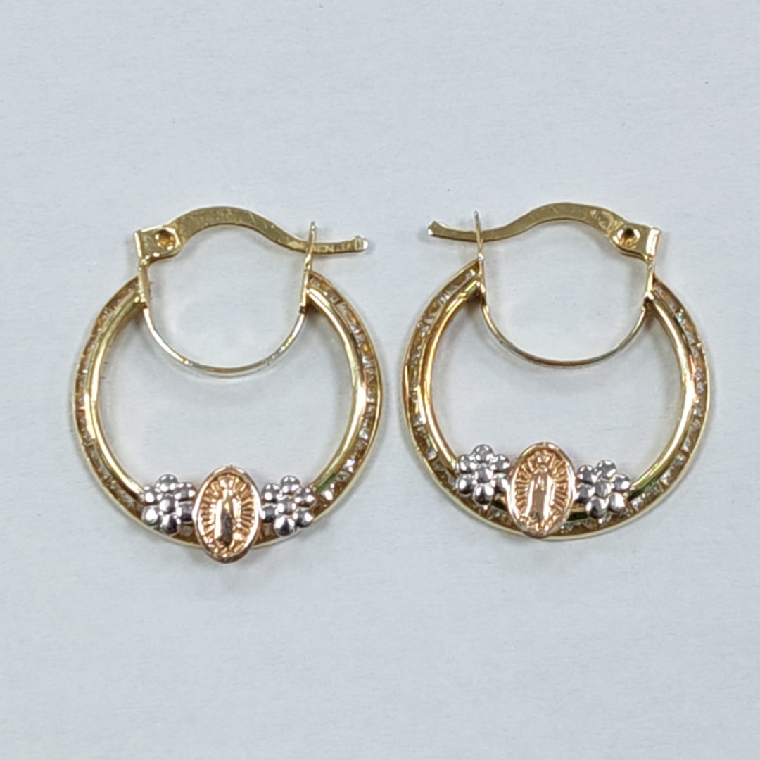 ARRACADAS PAR ORO 14 K 2,40 GRMS (SEMINUEVO)