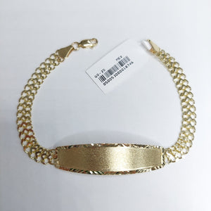 PULSERA ESCLAVA CHINO 14K 21 CM 9.8 GR (NUEVO)