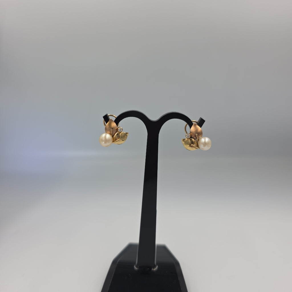 ARETES PAR ORO 14 K 3.7 GRMS (SEMINUEVO)