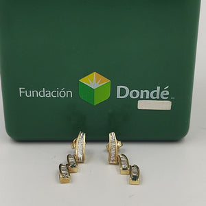 ARETES PAR ORO 14 K 4,70 GRMS (SEMINUEVO)
