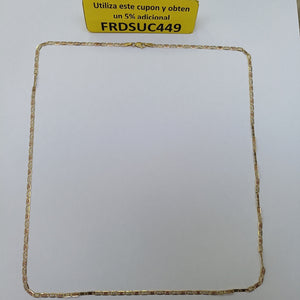 CADENA ORO, ORO COMBINADO 14 K 5.1 GRMS (SEMINUEVO)