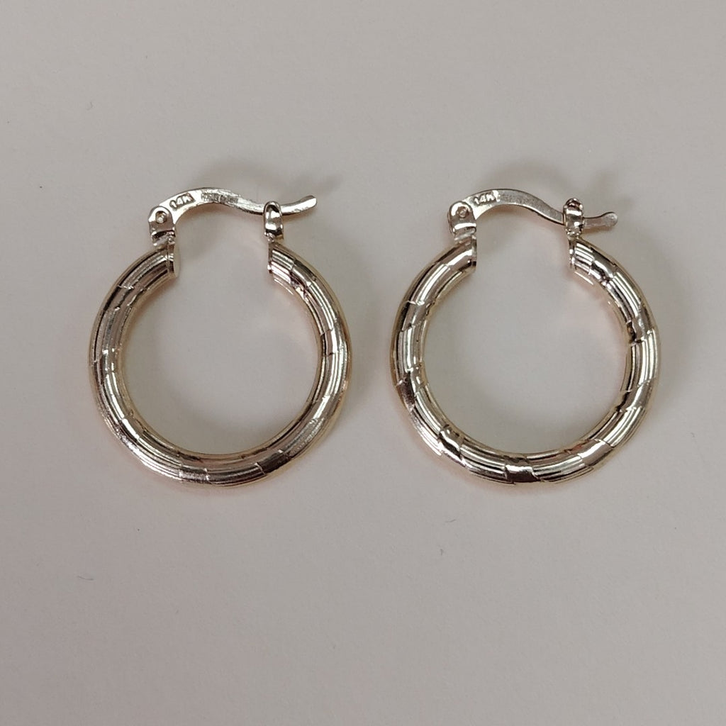 ARETES ARRACADAS 14K 2.8 GR (NUEVO)
