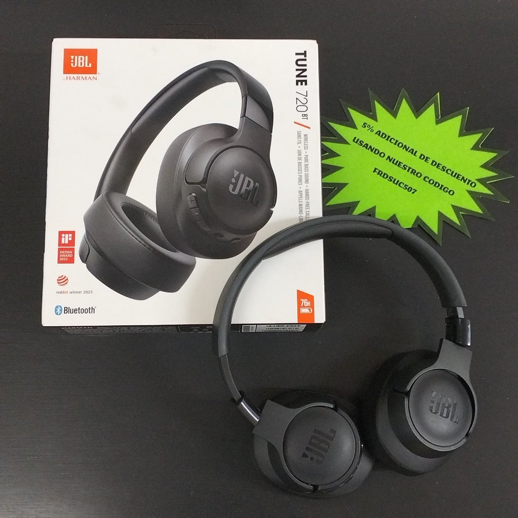 AUDIFONOS JBL TUNE 720BT INALAMBRICO OVER EAR (SEMINUEVO)