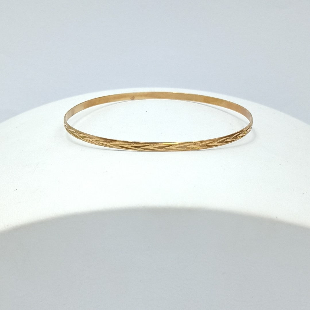 PULSERA RIGIDA ORO 14 K 5,20 GRMS (SEMINUEVO)