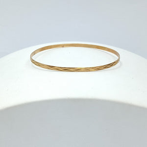 PULSERA RIGIDA ORO 14 K 5,20 GRMS (SEMINUEVO)