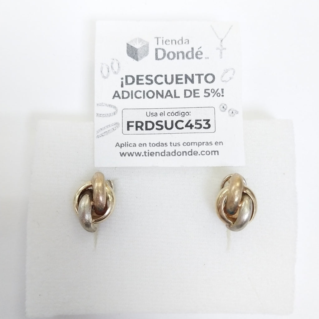 ARETES PAR ORO 10 K 3.7 GRMS (SEMINUEVO)