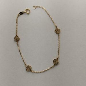 PULSERAS DAMA ORO 14K 1.2 (NUEVO)