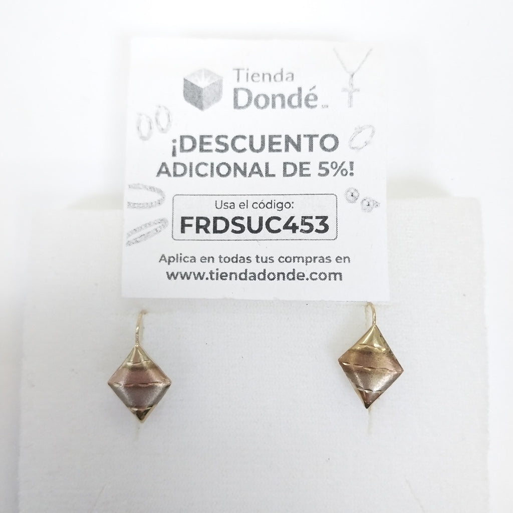 ARETES PAR ORO 10 K 0,60 GRMS (SEMINUEVO)