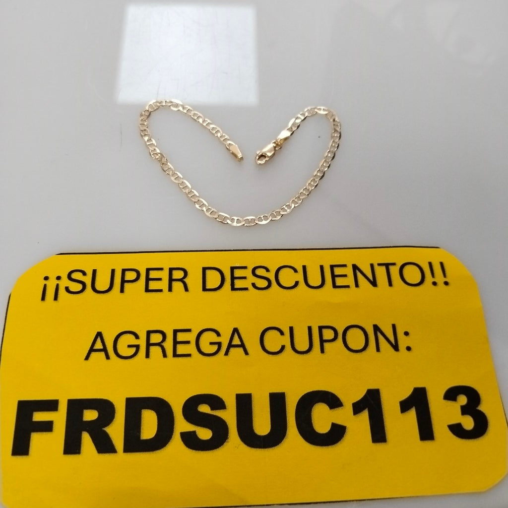 PULSERA GUCHI 14K 18 CM 2 GR (NUEVO)