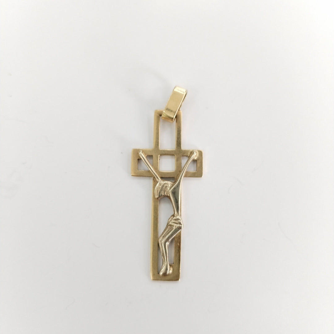 CRUCIFIJO ORO 14 K 2,20 GRMS (SEMINUEVO)