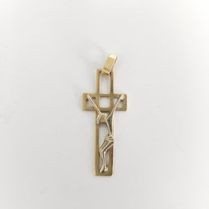 CRUCIFIJO ORO 14 K 2,20 GRMS (SEMINUEVO)