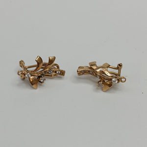 ARETES PAR ORO 10 K 2.4 GRMS (SEMINUEVO)