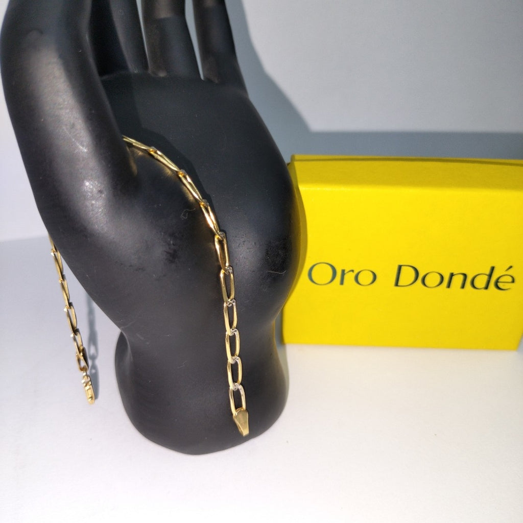 PULSERA TEJIDO ESLABONES 3.9G 18 CM (NUEVO)