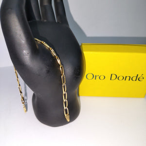 PULSERA TEJIDO ESLABONES 3.9G 18 CM (NUEVO)