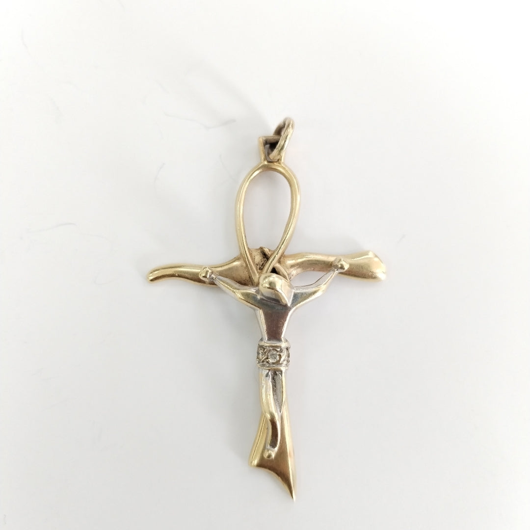 CRUCIFIJO ORO 14 K 4,30 GRMS (SEMINUEVO)