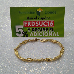 PULSERA ESPECIAL 10K 18 CM 4.4 GR (NUEVO)