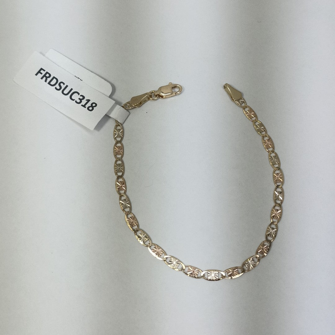 PULSERA GUCHI 14K 18 CM 3 GR (NUEVO)