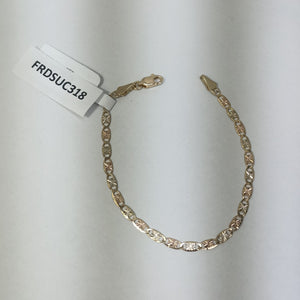 PULSERA GUCHI 14K 18 CM 3 GR (NUEVO)