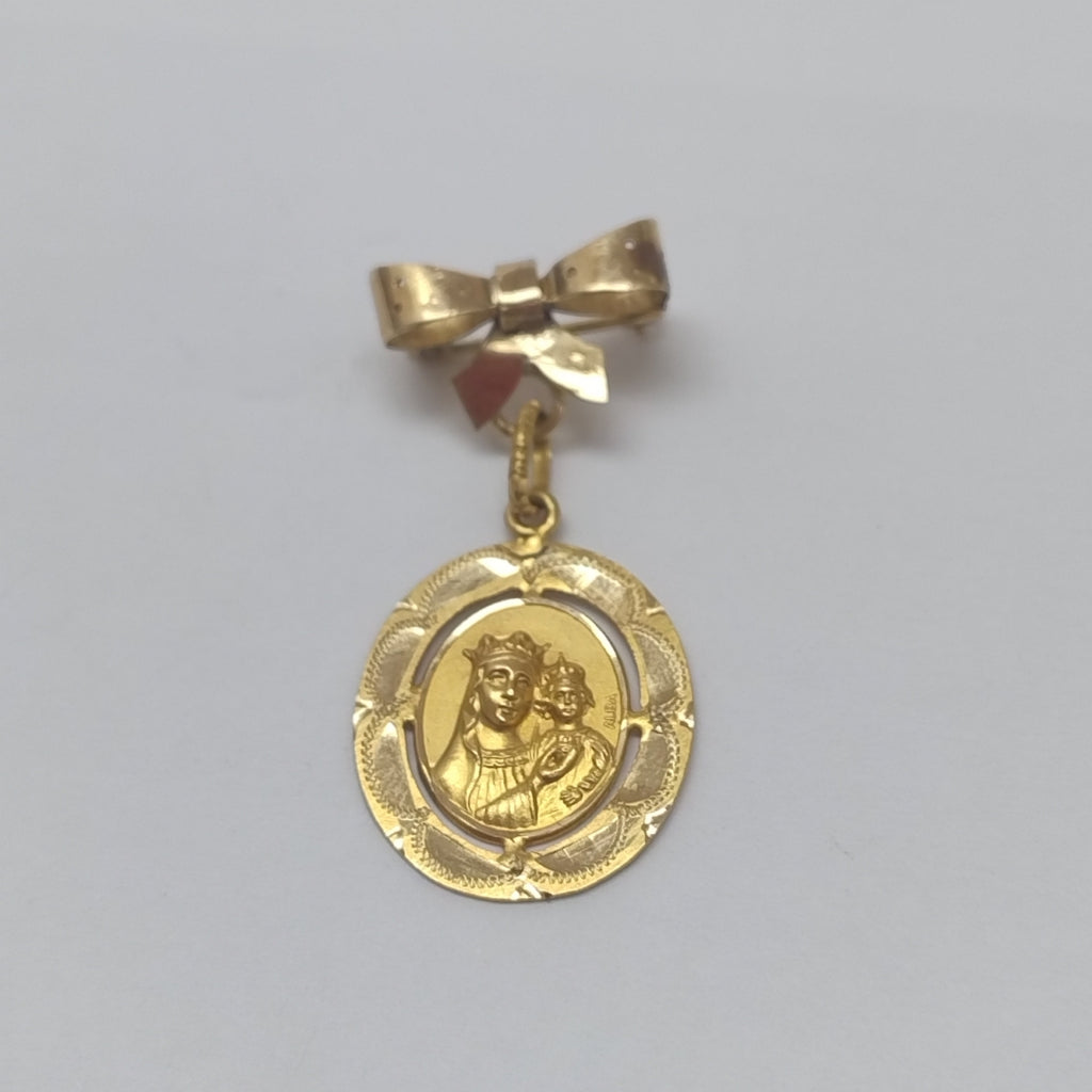 MEDALLA RELIGIOSA ORO 14 K 2,80 GRMS (SEMINUEVO)