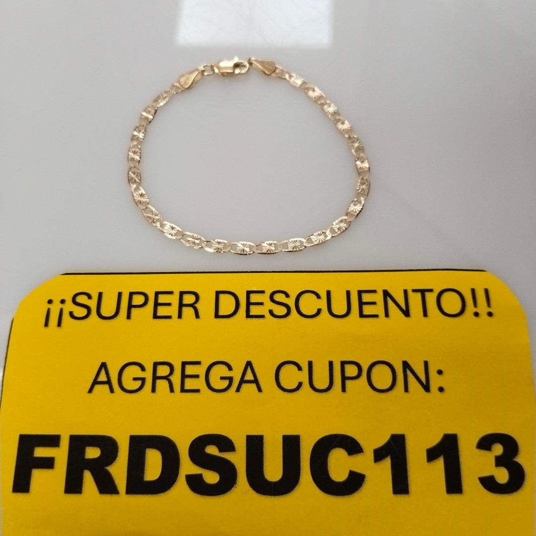 PULSERA GUCHI 14K 18 CM 2.9 GR (NUEVO)