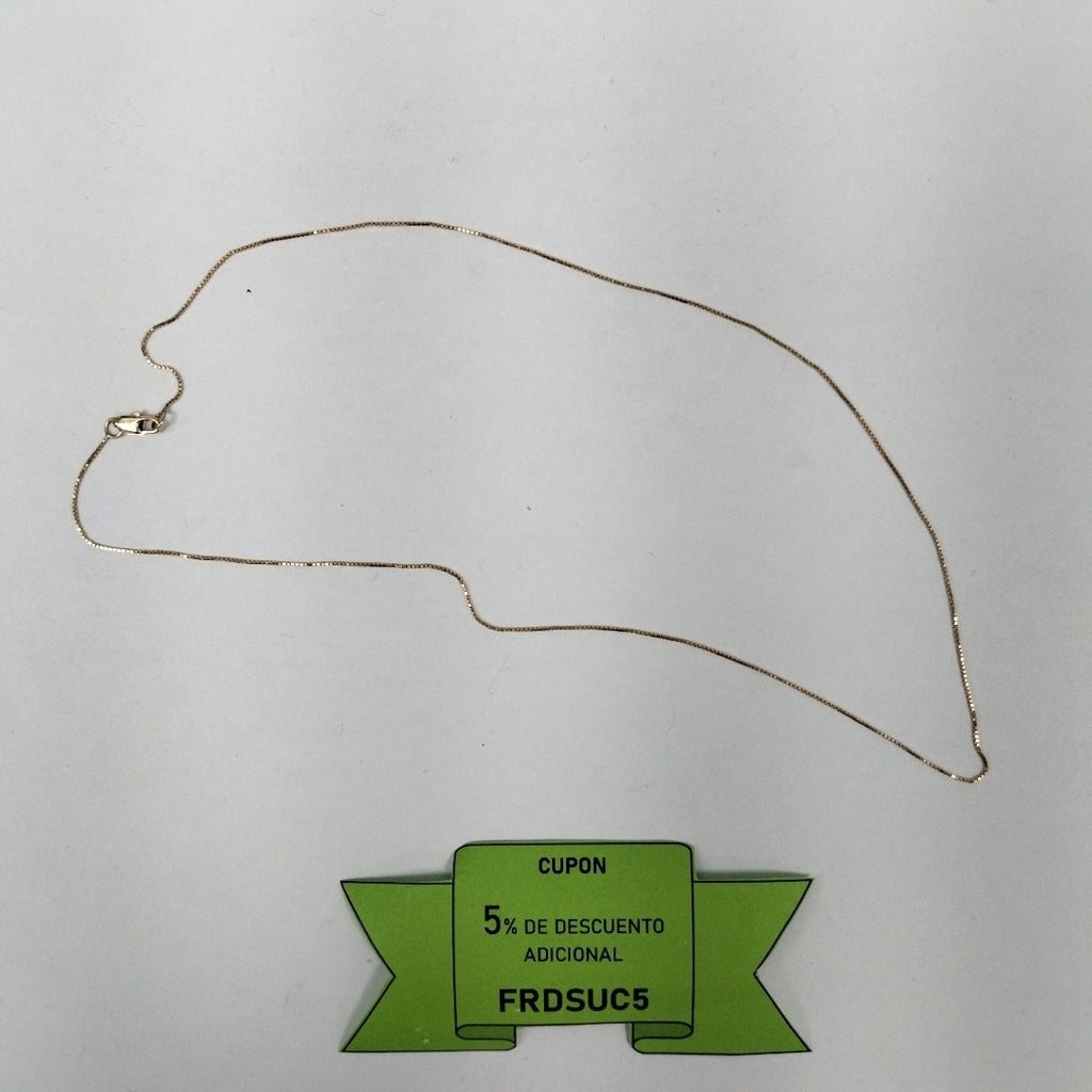 CADENA ORO 14 K 1,50 GRMS (SEMINUEVO)