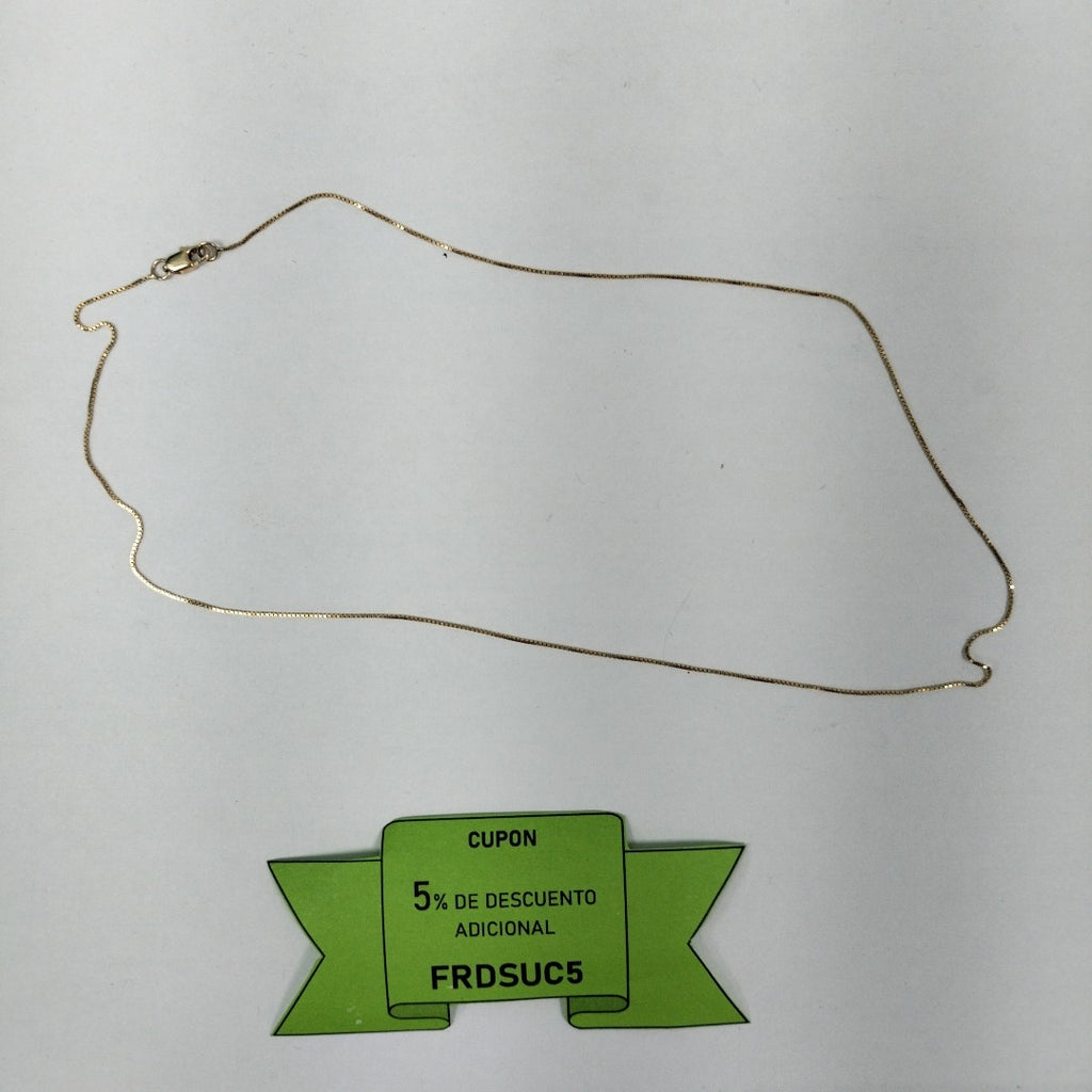 CADENA ORO 14 K 1,60 GRMS (SEMINUEVO)