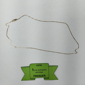 CADENA ORO 14 K 1,60 GRMS (SEMINUEVO)