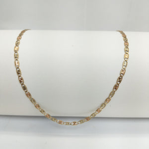 CADENAS TEJIDO GUCHI ORO 10K 55 CM 6.8 GR (NUEVO)
