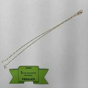 CADENA ORO 14 K 1,50 GRMS (SEMINUEVO)