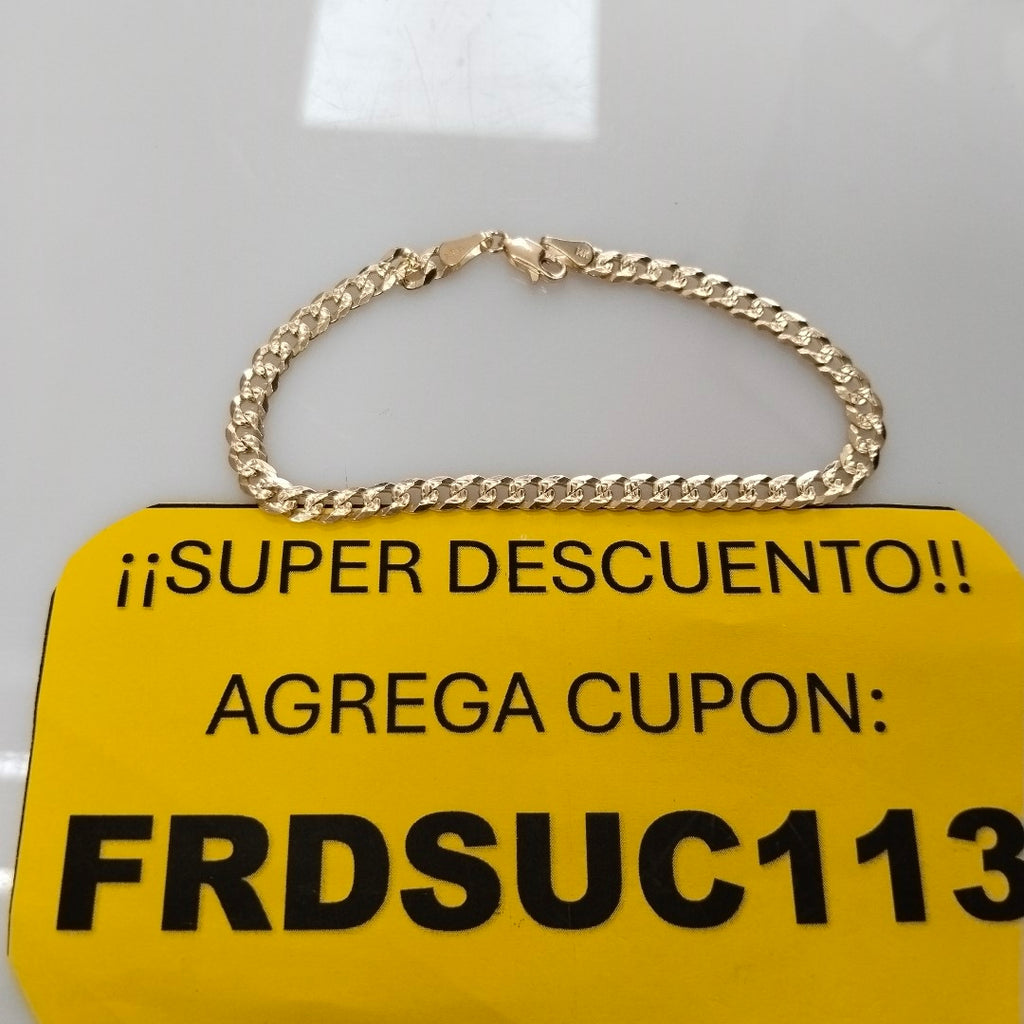 PULSERA BARBADA 14K 21 CM 7.6 GR (NUEVO)