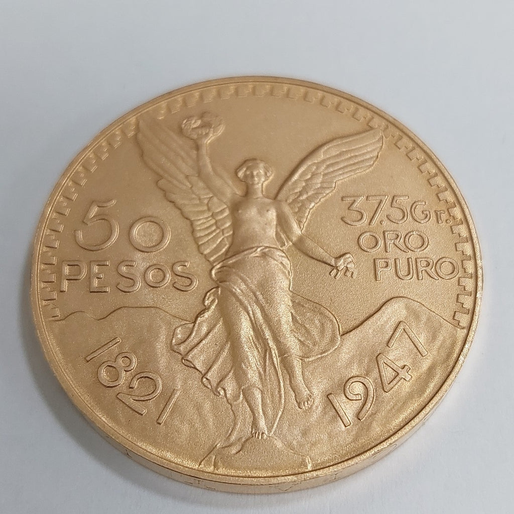 K1 41.6 GRMS 21 K IDENTIFICACIÓN MONEDA NOMINATIVA MONEDAS PESOS 50 PESOS (SEMINUEVO)