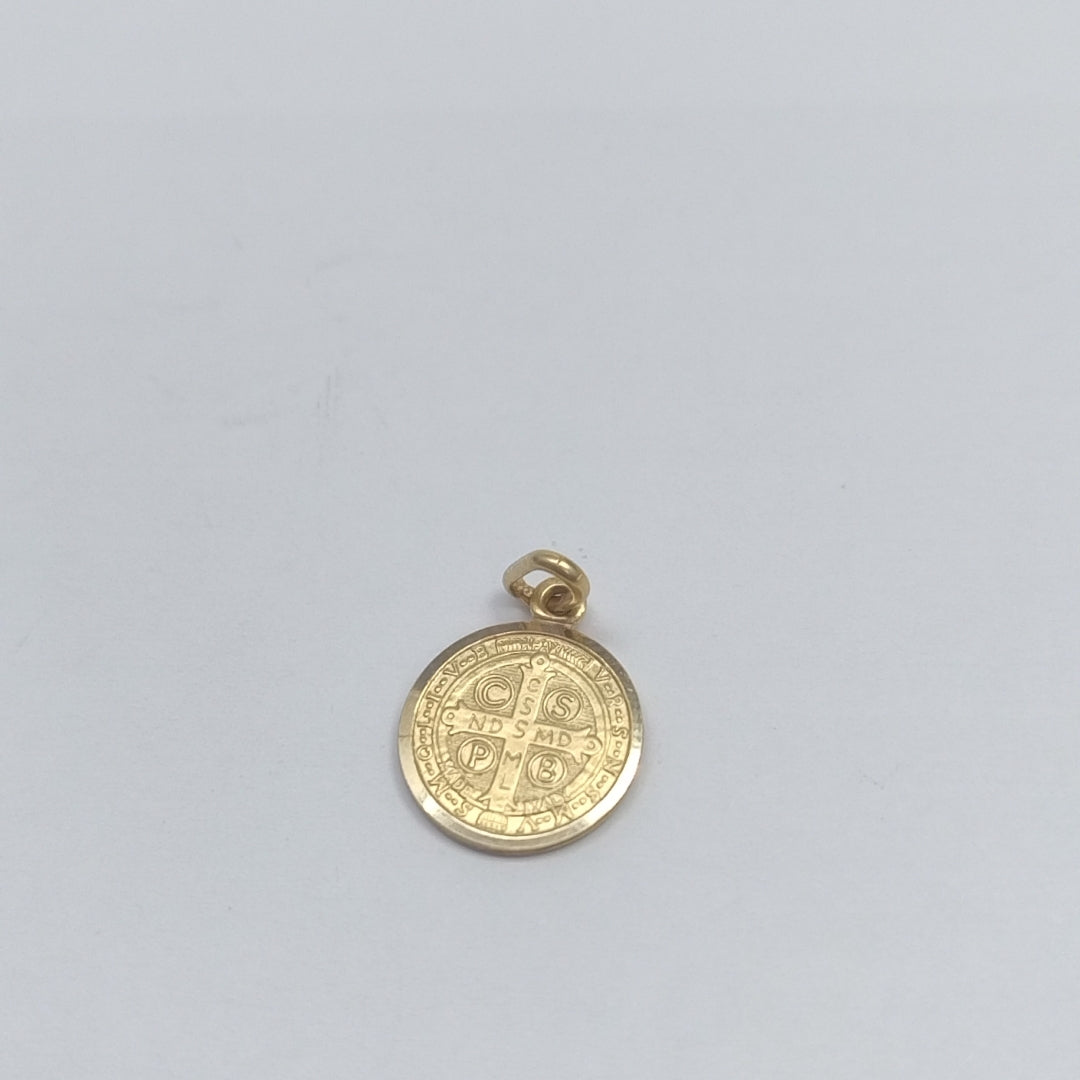 MEDALLA RELIGIOSA ORO 14 K 2 GRMS (SEMINUEVO)
