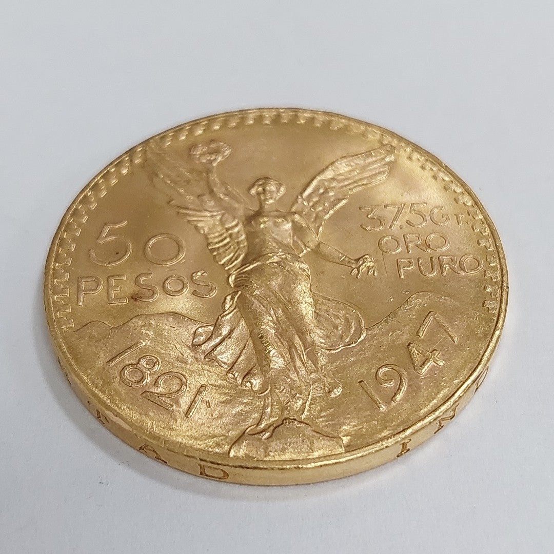 K1 41.6 GRMS 21 K IDENTIFICACIÓN MONEDA NOMINATIVA MONEDAS PESOS 50 PESOS (SEMINUEVO)