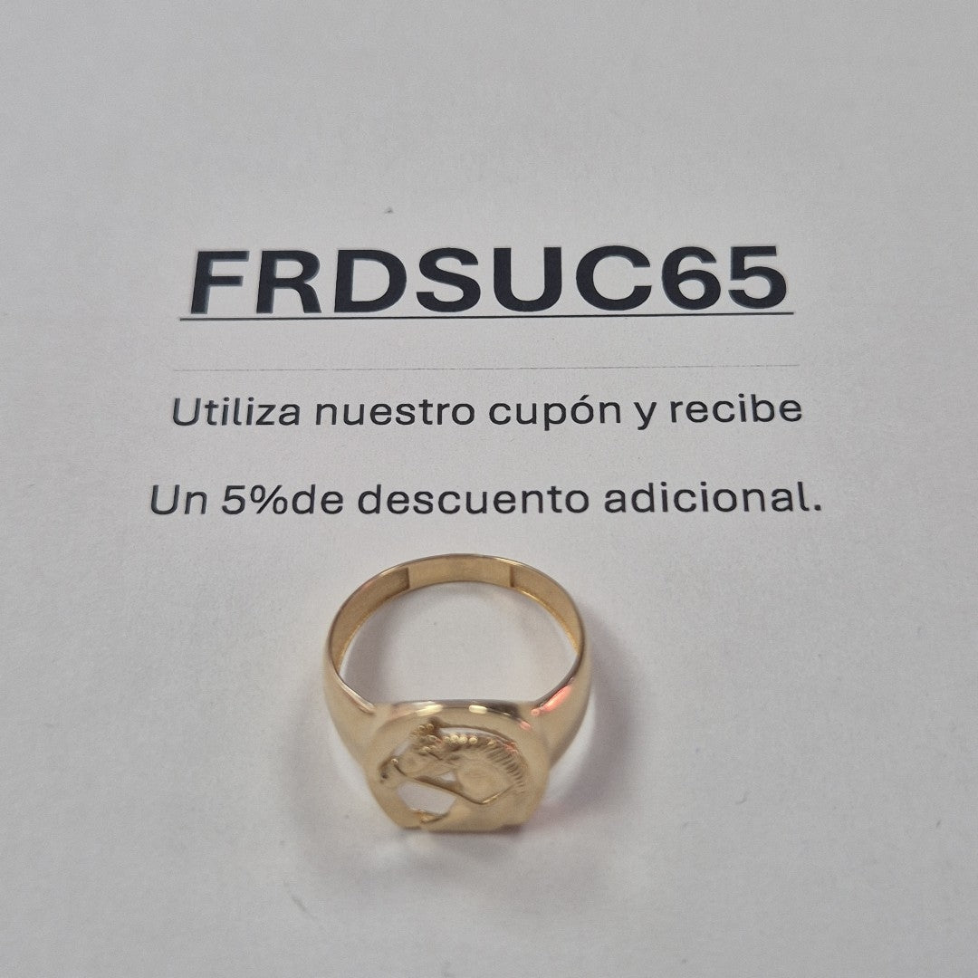 ANILLOS CABALLERO ORO 14K 1.6 (NUEVO)