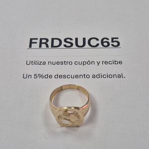 ANILLOS CABALLERO ORO 14K 1.6 (NUEVO)
