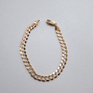 PULSERA ORO, RODIADO 14 K 8.6 GRMS (SEMINUEVO)