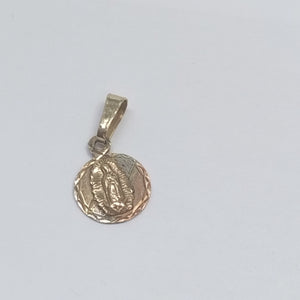 MEDALLA RELIGIOSA ORO COMBINADO 14 K 0,70 GRMS (SEMINUEVO)
