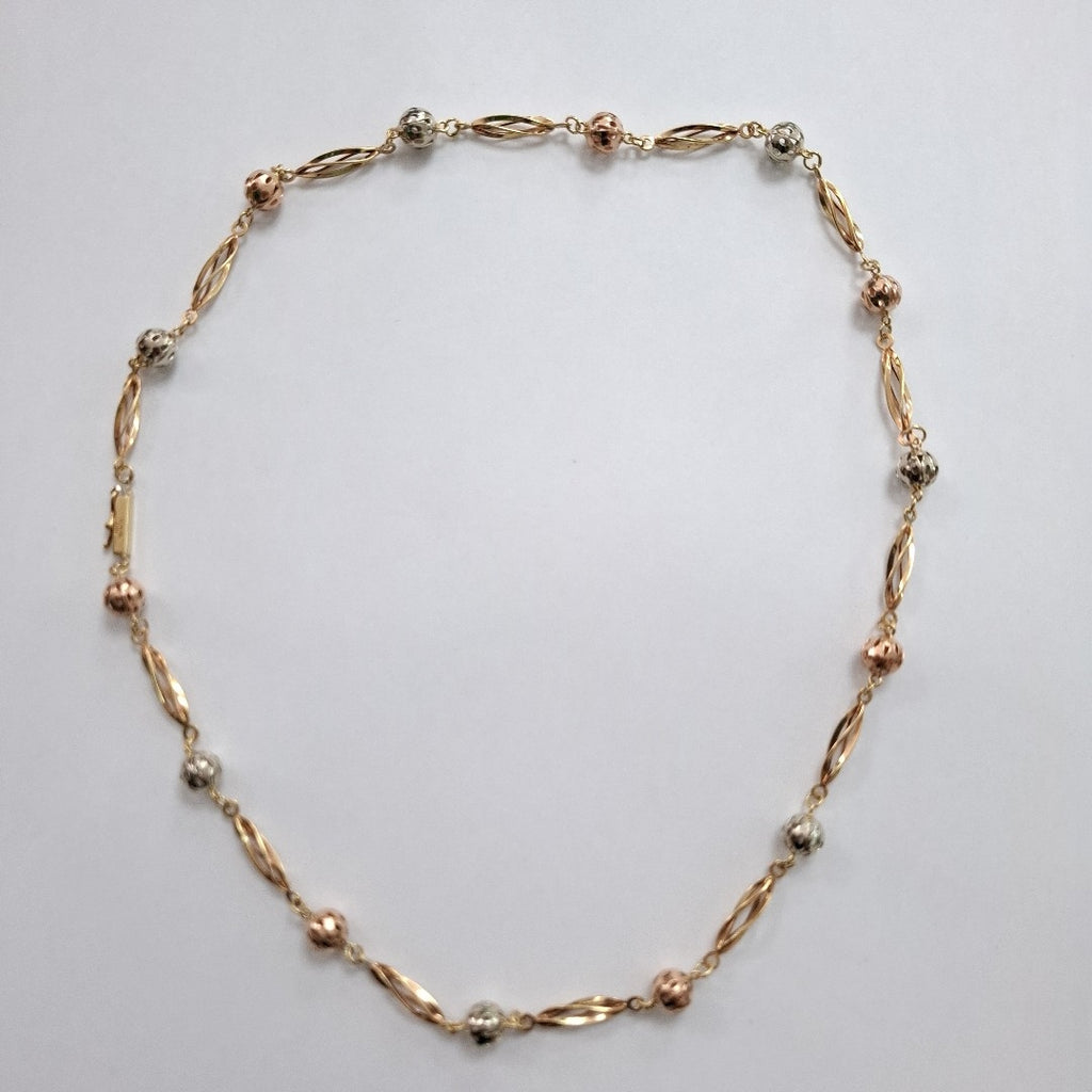 CADENA ORO, RODIADO 14 K 14.8 GRMS (SEMINUEVO)
